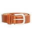 Old West Leren Dames Riem echt Leer - Cognac