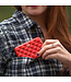 Ögon Designs Quilted Button Dames Creditcardhouder - RFID - 10 pasjes - Zwart