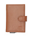Double-D Jaipur Leren Creditcardhouder RFID Bruin