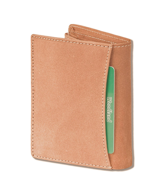 Woodland Billfold Hoog Portemonnee Leer - Heren en Dames - Anti Skim RFID Bescherming - Cognac
