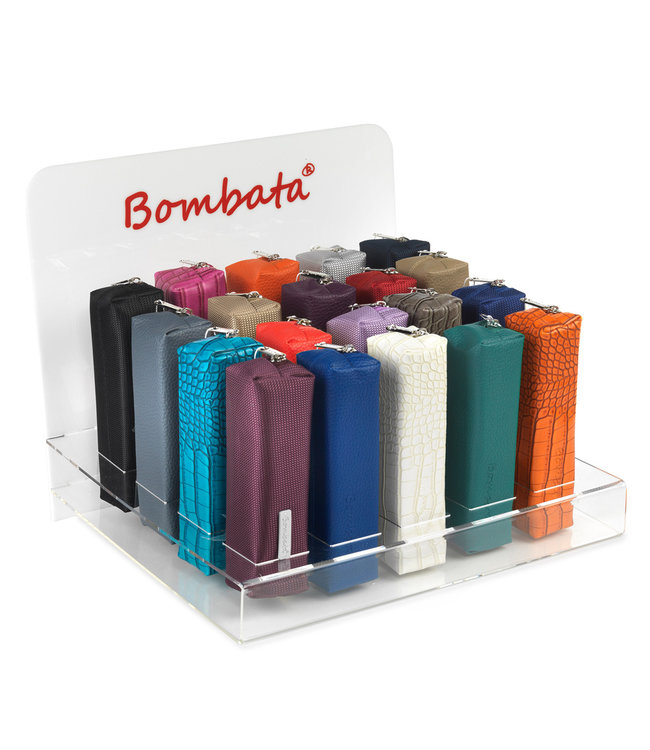 Bombata Etui 'Classic' Kunstleer - Teal blauw