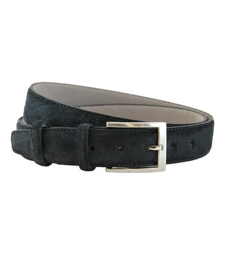 Houtkamp Suede Leren Unisex Riem - Zwart