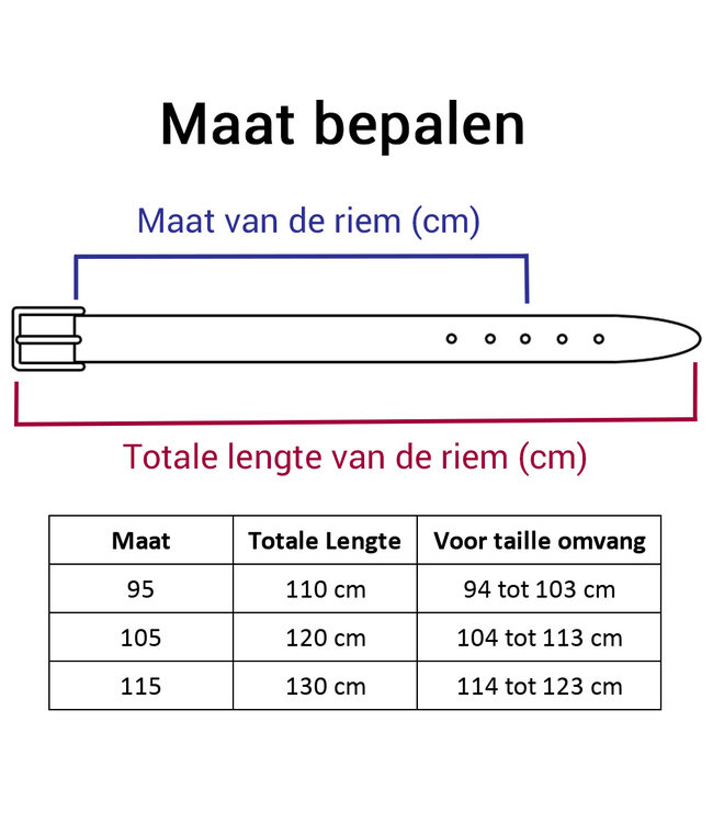Houtkamp Glad Leren Heren Riem met nette Gesp - Breedte: 34 mm - Bruin