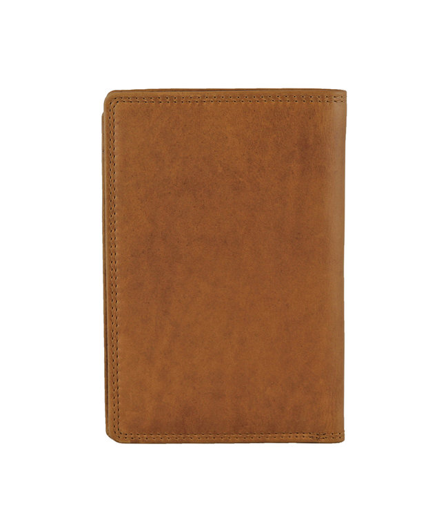 HillBurry V88833 Leren mapje voor Autopapieren Paspoort en Pasjes - RFID - Bruin