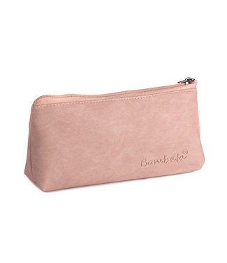 Bombata Denim Etui - Driehoek - Kunstleer - Roze