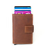 Figuretta Leren Cardprotector RFID Compact - Cognac