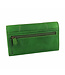 HillBurry Leren Dames Portemonnee - VL777023 - Vintage Leer - RFID - Groen