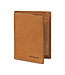 Woodland Leren Billfold Hoogformaat Portemonnee - Dames en Heren - Geolied Leer - Bruin