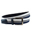 Landley Elastische Geweven Riem – Blauw/Grijs/Wit