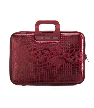 Bombata Shiny Cocco 15 inch Laptoptas Glimmend Rood
