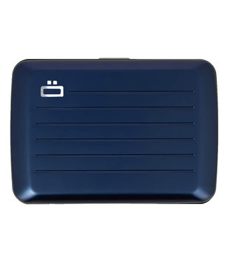 Ögon Designs Stockholm V2.0 Aluminium Creditcardhouder - Navy blauw