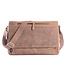 WILD WOODS Leren Laptop Messenger Bag 15 inch - Bruin