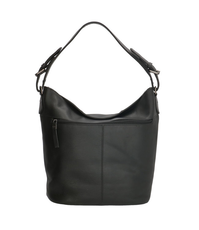 Micmacbags Colorado Dames Schoudertas Zwart Houtkamp Lederwaren