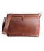 WILD WOODS Leren Messenger 15,6 inch Laptoptas Cognac