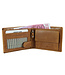 Landley Leren Heren Portemonnee - Vintage Oil Pull-up Leer - Billfold Portefeuille voor Mannen - Anti-skim RFID Bescherming - Bruin