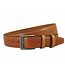 Landley Nette Premium Heren Riem - Breedte 4 cm - Brede Pantalon Riem - Hoogwaardig Volnerf Leer Broekriem - Cognac