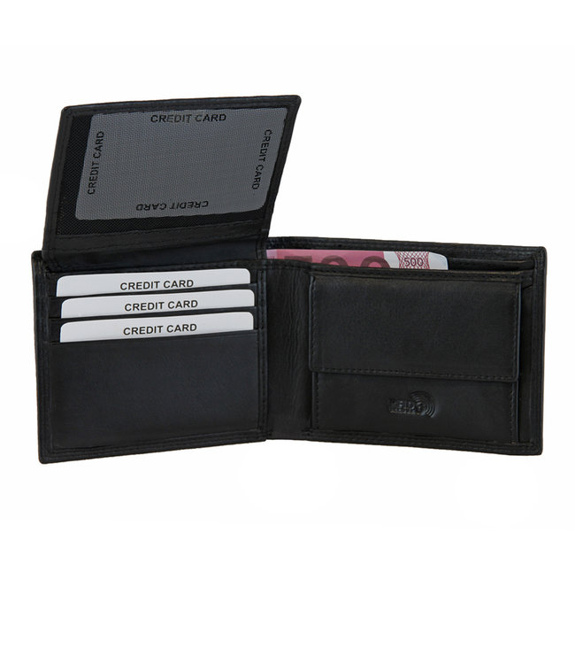 Landley Heren Portemonnee Billfold Leer Compact - Formaat M - RFID ...