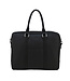 Landley 15 inch Laptoptas - Dames en Heren - Leer - Zwart