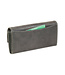 Woodland Leren Professionele Kelnerbeurs Horeca Portemonnee met Ladderslot - Voorvak voor 3 pasjes - Leer - Antraciet Grijs