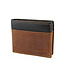 Landley Leren Billfold Mannen Portemonnee - Bruin Duo-tone