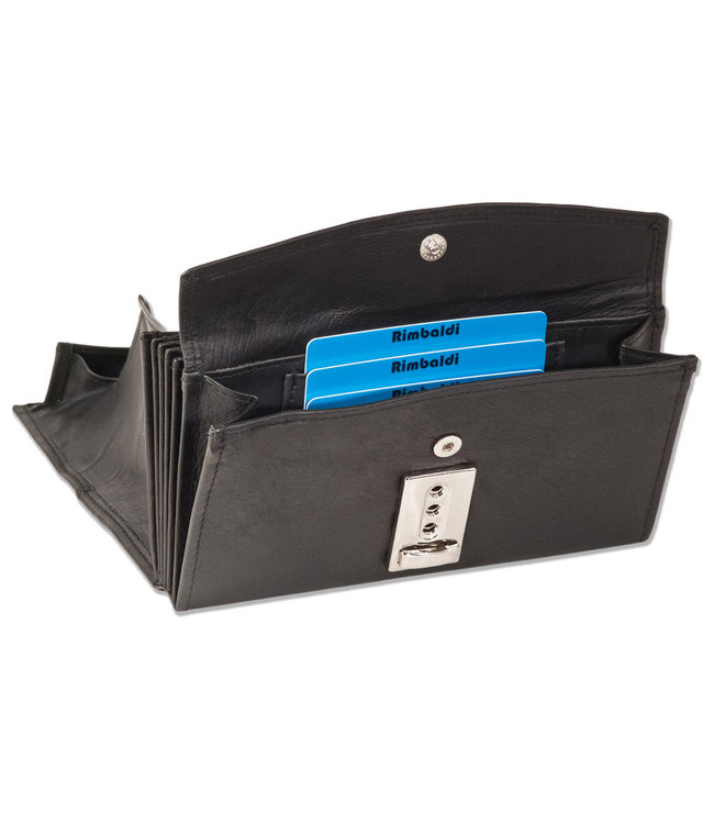 Rimbaldi Horeca Portemonnee Leer – Koopmansbeurs / Kelnerbeurs - Zwart
