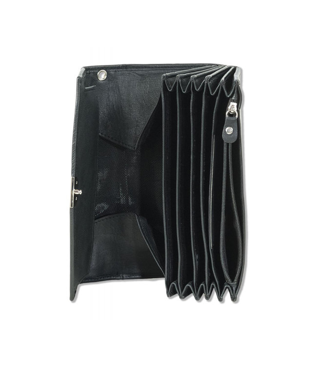 Rimbaldi Profi Horeca Portemonnee Nappa Leer - Zwart