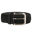 Hide & Stitches Elastische Stretch Riem - Zwart