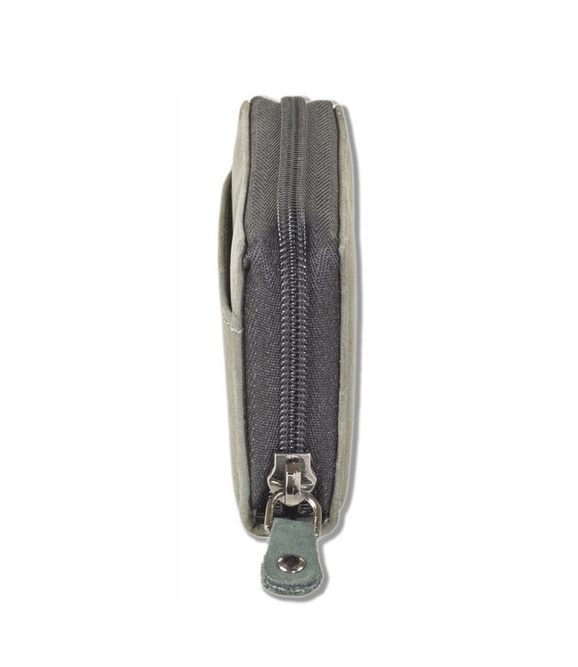 Woodland RFID Waaier Creditcardhouder met Rits | 13 Pasjes | Grijs