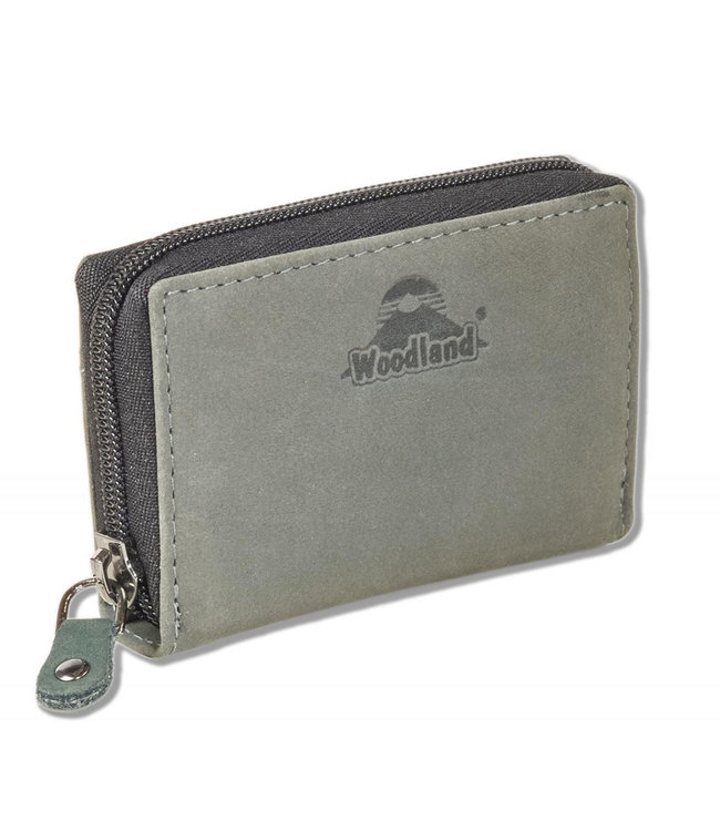 Woodland RFID Waaier Creditcardhouder met Rits | 13 Pasjes | Grijs