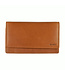 DSTRCT Leren Dames Harmonica Portemonnee RFID Cognac