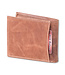 Wild Nature Leren Billfold Portemonnee - Heren - Leer - Cognac