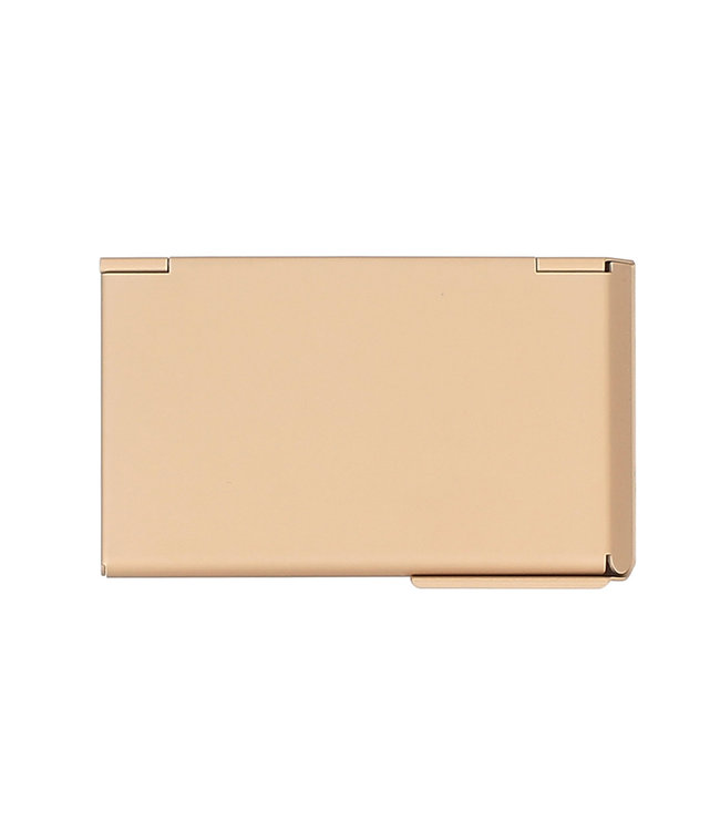 Ögon Designs One Touch Aluminium Visitekaarthouder Rose Goud