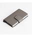Figuretta Leren Cardprotector RFID Compact Creditcardhouder - Dames en Heren - Grijs