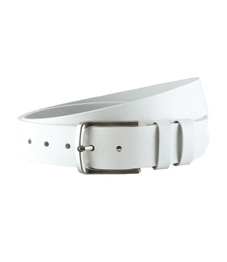 Houtkamp Leren Jeans Riem - Dames en Heren - Wit