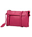 Salted Dames Crossover Schoudertas - Glad Leer - Fuchsia Roze