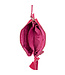 Salted Dames Crossover Schoudertas - Glad Leer - Fuchsia Roze