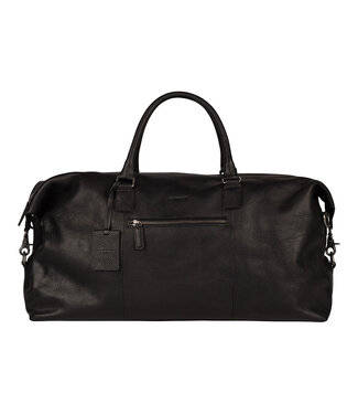 BURKELY Antique Avery Weekender Leren Weekendtas Unisex Reistas - Zwart