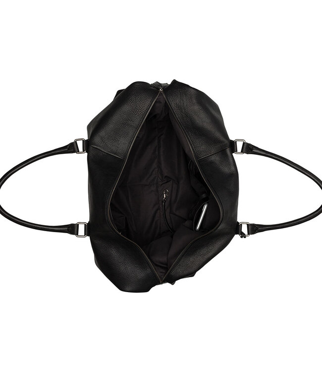 BURKELY Antique Avery Weekender Leren Weekendtas Unisex Reistas - Zwart