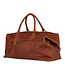 BURKELY Antique Avery Weekender Leren Weekendtas Unisex Reistas - Cognac