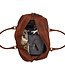 BURKELY Antique Avery Weekender Leren Weekendtas Unisex Reistas - Cognac