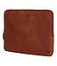 BURKELY Antique Avery Leren 15.6 inch Universele Laptophoes Sleeve -  Cognac