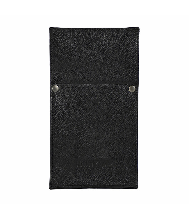 Houtkamp Leren Horeca Pinterminal Holster - Riem Holster voor mobiele Pinautomaat - Robuust Nappa Leer - Zwart