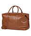 Bloomsbury Leren Weekendtas Unisex Reistas - Cognac