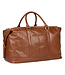 Bloomsbury Leren Weekendtas Unisex Reistas - Cognac