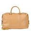 Bloomsbury Leren Weekendtas Unisex Reistas - Beige