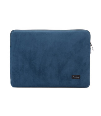 Bombata Velvet Laptophoes Sleeve - 13 / 14 inch - Blauw