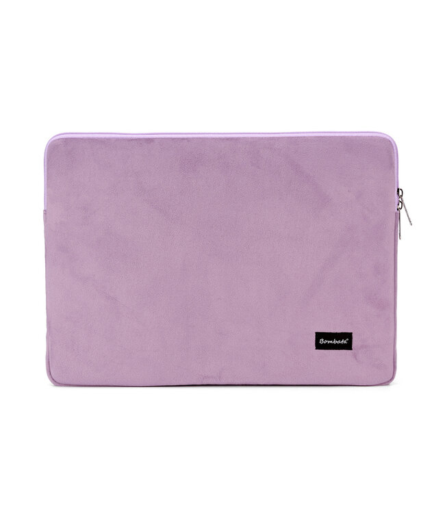 Bombata Universele Velvet Laptophoes Sleeve - 13 inch / 14 inch - Lila Paars
