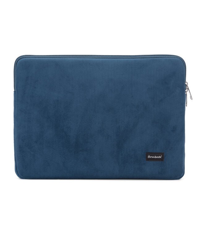 Bombata Universele Velvet Laptophoes Sleeve - 15.6 inch / 16 inch - Jeans Blauw