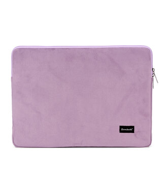 Bombata Velvet Laptophoes Sleeve - 15 / 16 inch - Lila Paars Bombata Velvet Laptophoes Sleeve - 15 / 16 inch - Lila Paars