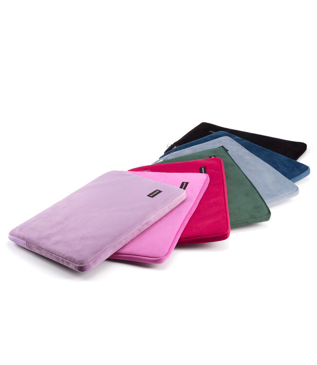 Bombata Universele Velvet Laptophoes Sleeve - 15.6 inch / 16 inch - Groen